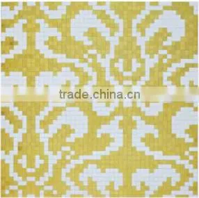 High Quality Living Room Mosaic Pattern Glass Mosaic Backsplash Latest Design Wall Tiles thumbnail-1