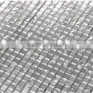 High Quality Glass Mosaic HD03+04 Random Mixed Mosaic Silver Gold Mosaic Glass Mosaic Tiles for Wall thumbnail-1
