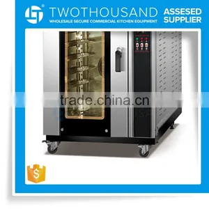 10 Trays All Stainless Steel Competitive Price of Gas Rotating Convection Cake Oven 220V thumbnail-4