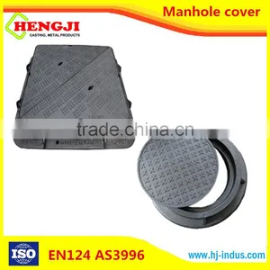 EN124 ISO9001 Professional Desigh of Ductile Iron Round and Square OEM Light Duty Manhole Cover thumbnail-3