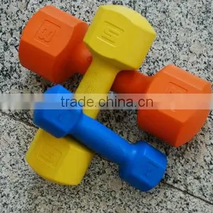 Cheap Ahd High Qualtiy Gym Equipment Fitness Accessory Plastic Dumbell thumbnail-1