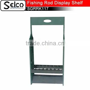 China Custom PP Plastic Fishing Rod Display Shelf SGRRK117 thumbnail-1
