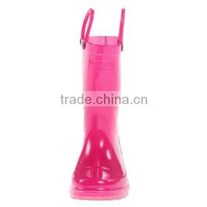 Kids Light-Up Solid Rain Boot thumbnail-2