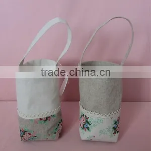 Small Canvas Pouch Bag With Two Long Hands thumbnail-1