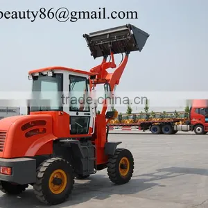 Farm Machine 4x4 Hydraulic ZL15F Wheel Loader With Joystick/pallet Fork / Snow Blower thumbnail-1