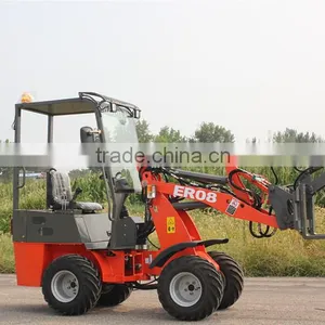 EVERUN Farm Tractor/ ER08 Loader /Mini Wheel Loader--CE Hoflader for Sale thumbnail-2
