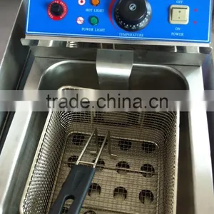 Table Top 2 Tank Electric Chips Fryer With CE Certificate (DF-10L-2) thumbnail-2