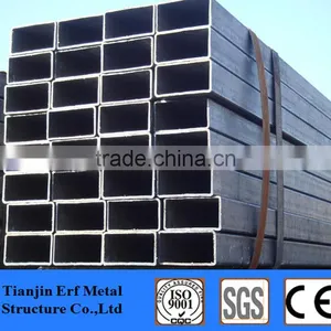 Carbon Square Steel Pipe ERW Hollow Section Square Tube thumbnail-3