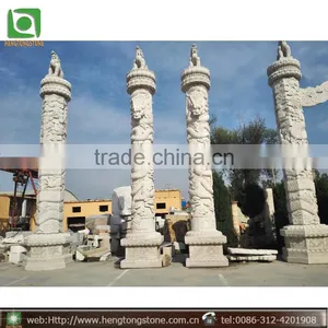 Natural Stone Roman Pillar Statue thumbnail-1