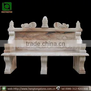 Hebei Sunset Red Marble Bench thumbnail-1