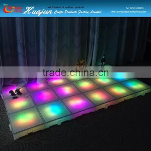 2016 Huajun Led Dance Floor/Rechargeable Led Dance Floor for Night Party thumbnail-1