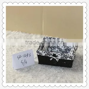 Hot Sale Handicraft High Quality Antique Recyled Wooden Basket With Competitive Price thumbnail-3