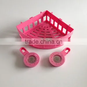 Plastic ABS Suction Cup Triangular Storage Shelf thumbnail-5