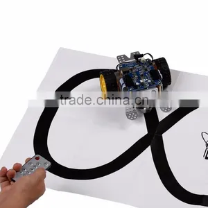 New Arrival Creative DIY Smart Toy Robot Car, Intelligent Programmable Early Educational 2 Wheel Robot Kit Toy Car For Children thumbnail-1