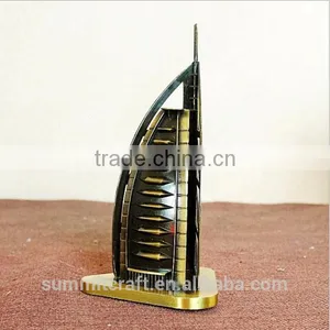 Dubai Souvenir Model Metal Bronze Burj al Arab Gift Souvenir thumbnail-2