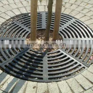 FO-9T06 Hot-selling Cast Iron Tree Perforated Strainer Tree Pool Cover thumbnail-1
