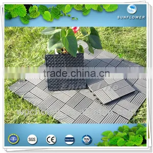Zhejiang 300x300mm Wpc Tiles for Garden thumbnail-1