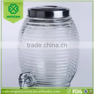 Machine Made Commercial Magic Glass Drink Water Dispenser With Silver Tap thumbnail-1