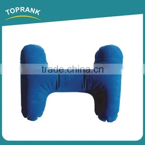 Toprank Comfortable PVC Inflatable Air Pillow Inflatable Back Rest Cushion Lumbar Back Support Air Cushion Pillow thumbnail-1