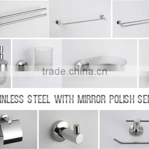 Wholesale Zinc Alloy Chrome Finishing Wall Hanger Single Tumbler Holder Glass Toothbrush Holder thumbnail-3