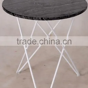 Modern Style Factory Price Metal Iron Coffee Table With Wire U Shape Metal Legs thumbnail-2