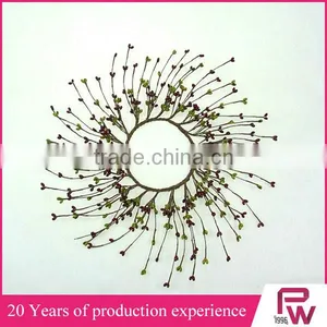 Natural Material Winter Festival Decorative Christmas Candle Ring Wreaths for Home Decoration thumbnail-3