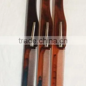 Wholesale Cheap Plastic Folding v Hair Comb thumbnail-2