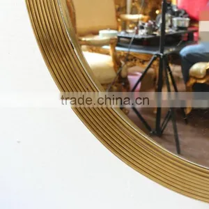 Wall Mounted Mirror In Stainless Steel Frame For Home Decor thumbnail-6