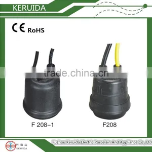 E27 Edison Bulb Ceiling , Led Light Bulb Socket Holder Cover Base Cap With Wire thumbnail-1