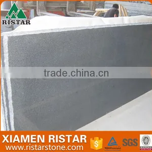 Cheap Grey Black Seame Black G654 Granite Slabs With Polished or Flamed Surface thumbnail-1