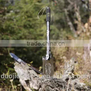 Top Brand Multi-function Outdoor Sport Tools With Shovel Knife Hoe Digger Flashlight thumbnail-5