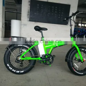 20'' X4.0 Folding Electric Bike With 8FUN 500 Motor and SAMSUNG 48V10Ah Batery thumbnail-2