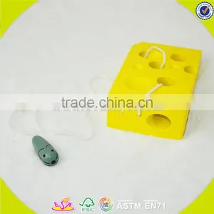 оптовая детская деревянная игрушка для нитирования, горячая продажа детской деревянной игрушки для нитирования, забавная деревянная игрушка для нитирования W11E047 thumbnail-5