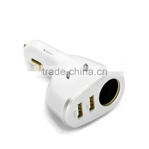 Pisen 5V 1A 2A Smart Wireless Dual USB Car Charger for Mobile Phone Tablet Camera Car Recorder Navigator MP3 MP4 PSP thumbnail-4