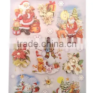 Christmas Design Sticker, Snowman Pattern Sticker, Craft Gift Sticker for Decoration, Hot Sale 3D Decoupage Stickers thumbnail-5