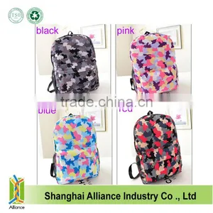 New Designed Fashion Canvas Leisure Shoulder Bag Unisex Travel Backpack Attractive Camo Schoolbag thumbnail-5