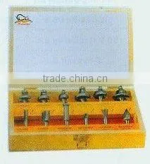 Tungsten Carbide Router Bit Sets-12pcs Set-D (0861) thumbnail-1