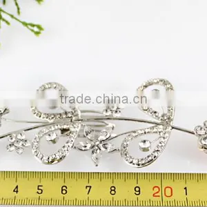 Fashion Rhinestone Wedding Hair Accessories Unique Headwear Bridal Hair Comb H172-192 thumbnail-1