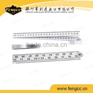 Cheap 2M Advertising Plastic Folding Ruler With Logo Printed for Promotion thumbnail-1