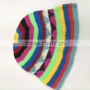 Hand Knit Custom Hat Printed Colorful Winter Knitted Hat thumbnail-4