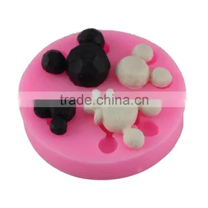 Liquid Silicone DIY Chocolate Chip Mold Handmade Cake Mold Cake Decorating Tools Mickey 1688 Agent thumbnail-1