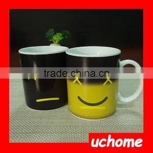 UCHOME 11oz Smile Color Changing Mug Customized Magic Heat Sensitive Mug thumbnail-4