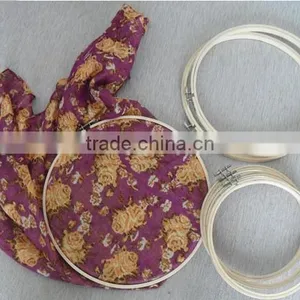 Different Diameter Cross Stitch Frame Bamboo Embroidery Hoop thumbnail-1