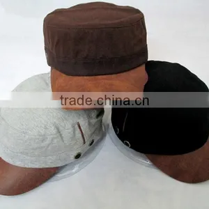 High Quality Army Cap Unisex Service Cap With Short Brim thumbnail-1