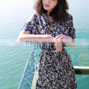 2016 New Latest Summer Women Slim Plus Size Long Bohemia Beach Dress thumbnail-2