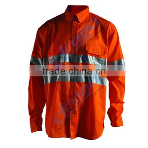 100% Cotton Fire Retardant Welding Shirts for Safety thumbnail-1