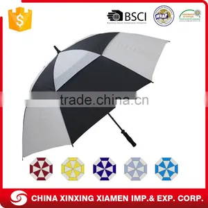 Hot Sale Cheap Windproof Double Layer Outdoor Golf Umbrella Promotional thumbnail-1