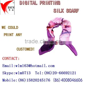 Sublimation Printing Silk Scraf thumbnail-2