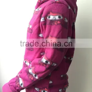 OEM Service Winter Fleece Children Cartoon Hoodies Coat thumbnail-5