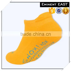 Personal Custom Colorful Semi-terry Anti-slip Trampoline Jump Women Cotton Ankel Socks thumbnail-4